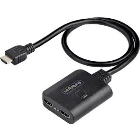 STARTECH 2-Port HDMI Splitter 4K 60Hz – Schwarz – Bild 1