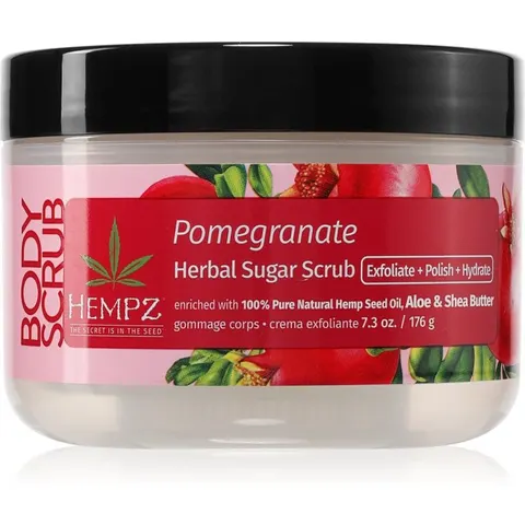 Hempz Pomegranate Herbal Sugar Scrub 176gr – afbeelding 1