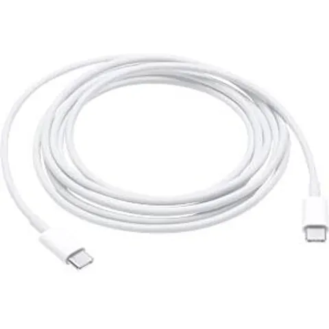 Apple - Orginele USB‑C Oplaadkabel - USB‑C naar USB‑C - 2m - Wit – afbeelding 1