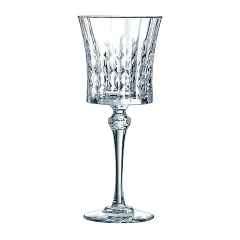Cristal d'Arques Lady Diamond Wine Glasses 270ml (8 Pack) – image 1