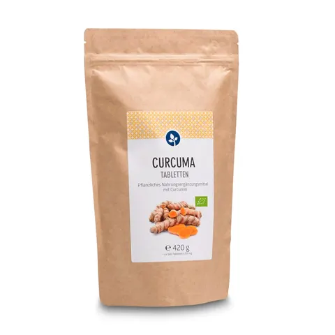 Curcuma 600 mg Bio Tabletten – 902109 – Bild 1