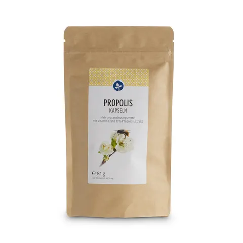 Aleavedis Naturprodukte GmbH PROPOLIS KAPSELN 450 mg 180 St. (81 g) – Bild 1