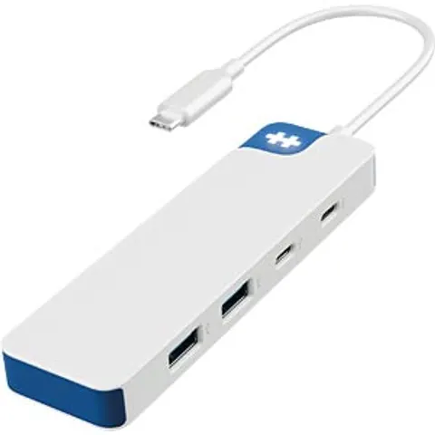 Hyper® HyperDrive Flex 4 Dockingstation USB-C Combo Hub weiß/blau – Bild 1