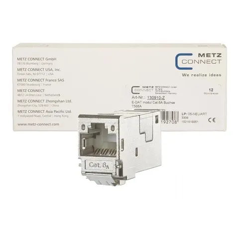 Metz Connect E-DATmodul Cat.6A Buchse 130910-Z) – Bild 1