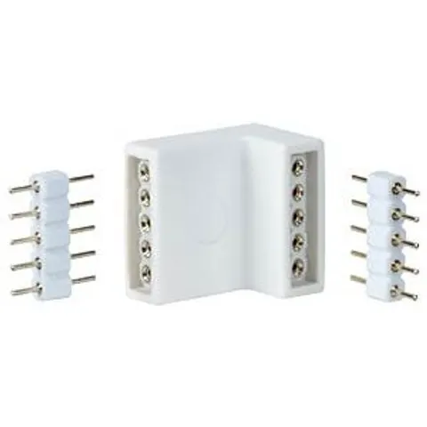 2 Stuks Funct MaxLED Edge-connector 4 stuks wit 70615 – afbeelding 1