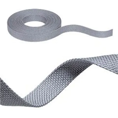 ULine Riem 5m Dacron Textil Koper Grijs – afbeelding 1