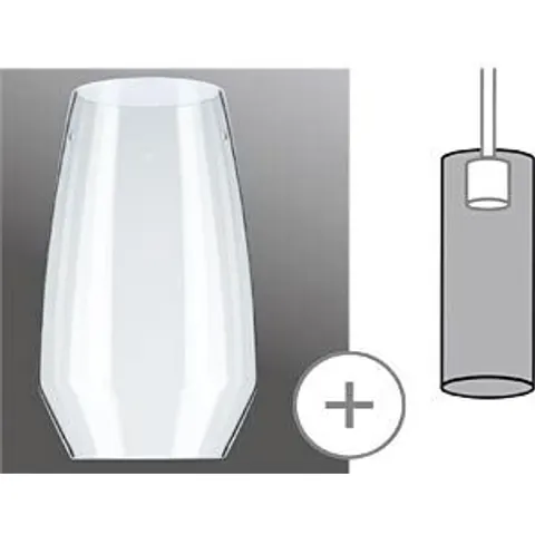 Paulmann 95351 URail Vento 2Easy 170mm Clear Rail System – afbeelding 1