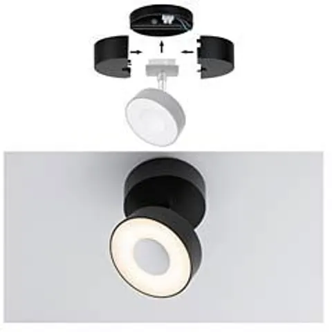 Paulmann Systeemlamp (basis) URail Zwart – afbeelding 1