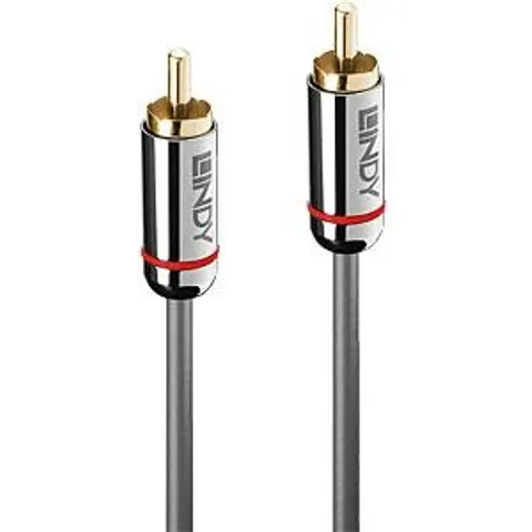Lindy 35340 Audio-Kabel 2 m RCA Anthrazit – Bild 1