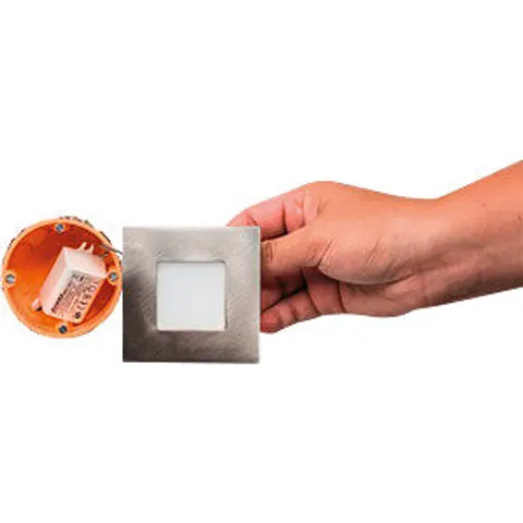 LED Einbauleuchte für Einbaudosen, silber – Bild 1