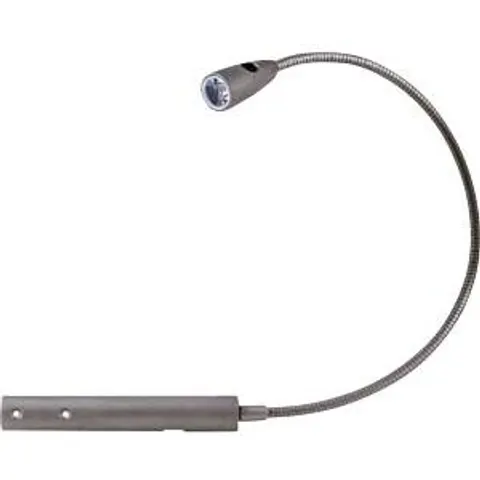 LED-Leseleuchte Berta mit Flexarm – silber – Bild 1