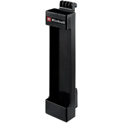 Werkzeugkoffer EINHELL "Einhell E-Case Wasserwaagenhalter 1-teilig", schwarz, B:8,8cm H:35,1cm T:7,8cm, Kunststoff, Aufbewahrungsboxen, Werkzeugkoffer schwarz 1 – Bild 1