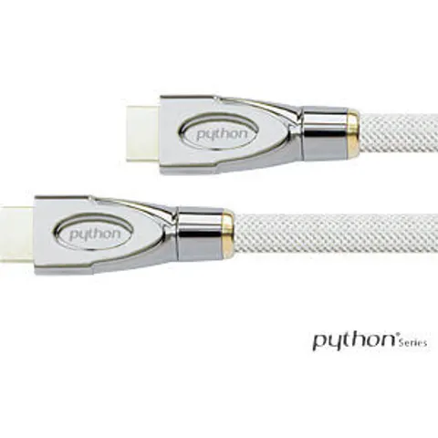 Python HDMI« 2.0 Kabel 4K2K Nylongeflecht weiß 0,5m – Bild 1
