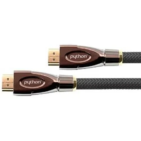 Python HDMI« 2.0 Kabel 4K2K Nylongeflecht schwarz 1,5m – Bild 1
