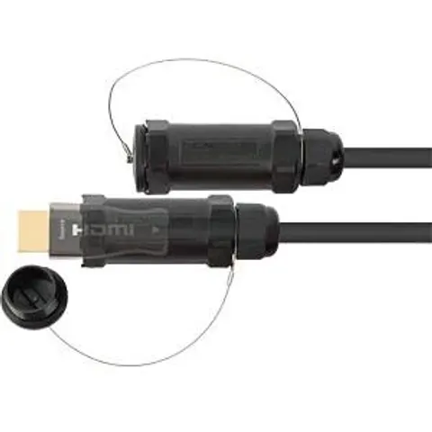 Python AOC Hybrid HDMI« 2.0b Kabel, stahlarmiert, 10m – Bild 1