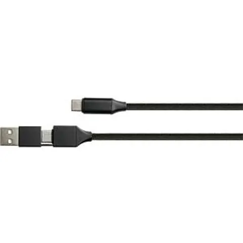 Python USB 2.0 Lade-und Datenkabel QC 3.0 PD 60W schwarz 1m – Bild 1