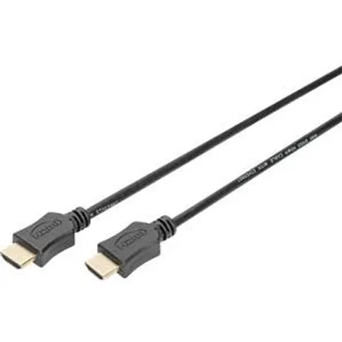 Digitus HDMI mit Ethernet Anschlusskabel High Speed 2m – Bild 1