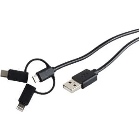 shiverpeaks BASIC-S Daten- & Ladekabel 3in1, 2,0 m – Bild 1