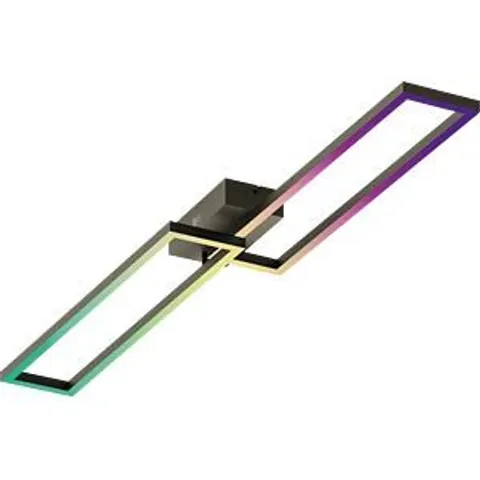 Müller Licht tint LED ceiling light Ciso, RGB, CCT, black – image 1
