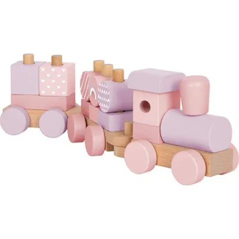 Small Foot - Houten Trein Roze – afbeelding 1