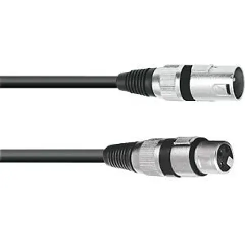 OMNITRONIC xlr kabel 5 meter 3pin bk – afbeelding 1