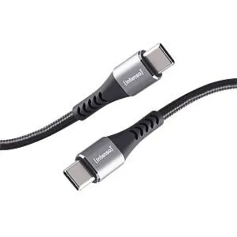 Intenso Charging / Data Cable C315C Nylon black – Schwarz – Bild 1