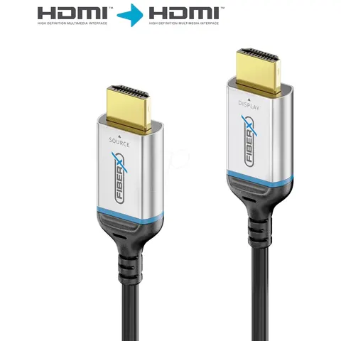 FiberX Serie - HDMI 8K Glasfaser Extender Kabel - 15m – Bild 1