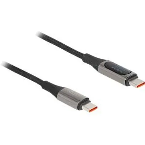 DELOCK USB 2.0 Kabel USB Type-C PD3.0 2m – Schwarz – Bild 1