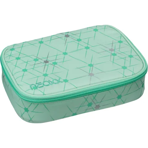 Schreibgeräteetui NEOXX "Schlamperbox, Dunk", Kinder, grün (mintastic), Polyester, Schreibgeräteetuis Schreibgeräteetui, teilweise aus recyceltem Material minta – Bild 1