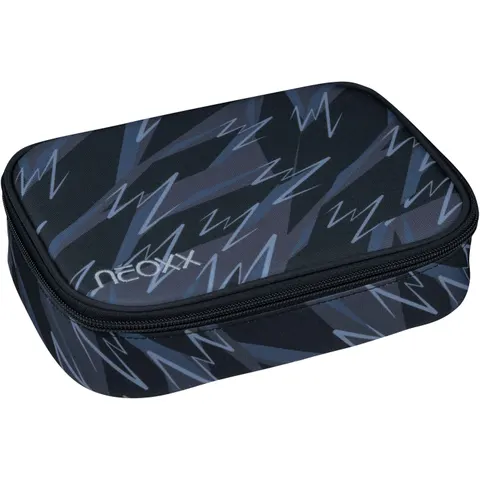 Schreibgeräteetui NEOXX "Schlamperbox, Dunk", Kinder, blau (stormchaser), Polyester, Schreibgeräteetuis Schreibgeräteetui, teilweise aus recyceltem Material sto – Bild 1