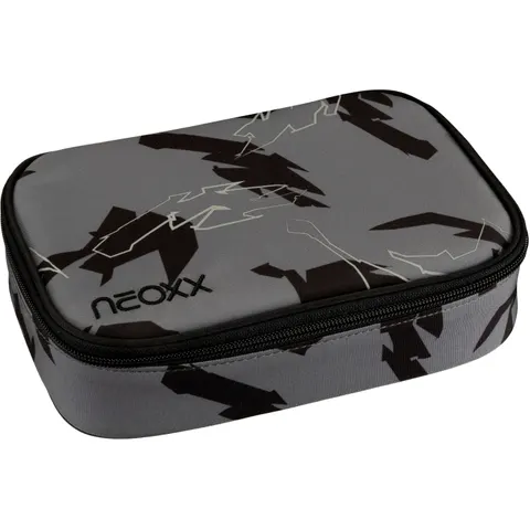 Schreibgeräteetui NEOXX "Schlamperbox, Dunk", Kinder, grau (dragon thund), Polyester, Schreibgeräteetuis Schreibgeräteetui, teilweise aus recyceltem Material dr – Bild 1