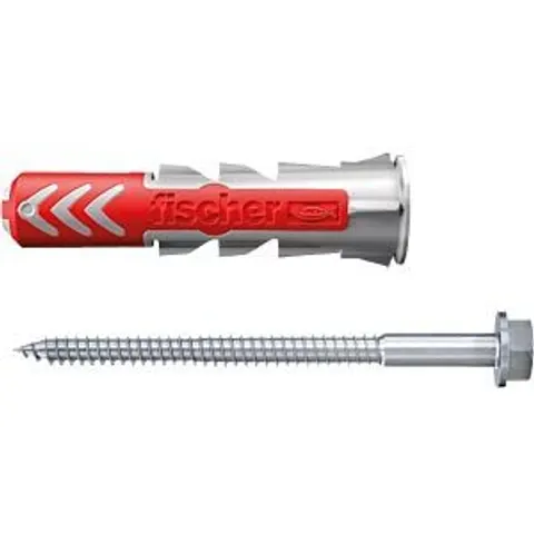 fischer DuoPower 10x50 met zeskantschroef – afbeelding 1