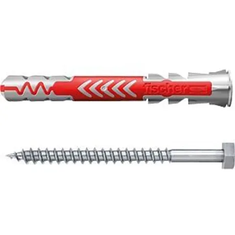 fischer DuoPower 10x80 met zeskantschroef – afbeelding 1