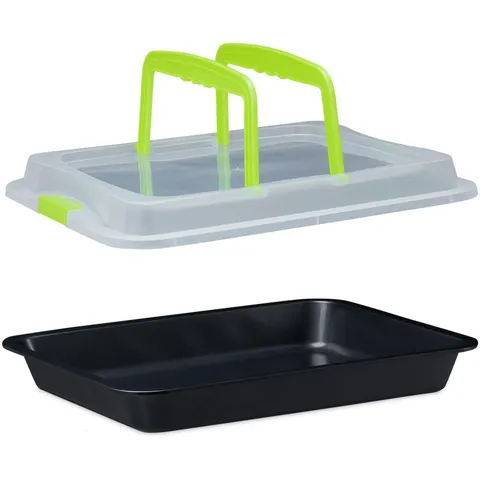 Bakvorm met deksel - 40,5 x 32,5 cm – afbeelding 1