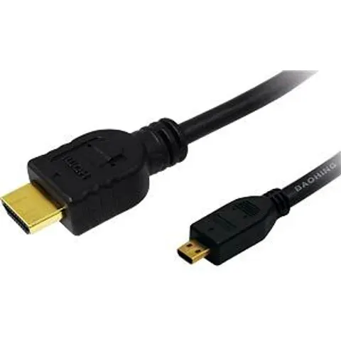 LogiLink HDMI Kabel, A-Stecker - D-Stecker Micro, 1,0 m – Bild 1