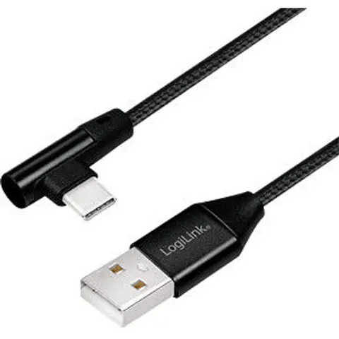 LogiLink USB 2.0 Kabel, USB-A - USB-C Stecker, 1,0 m – Bild 1