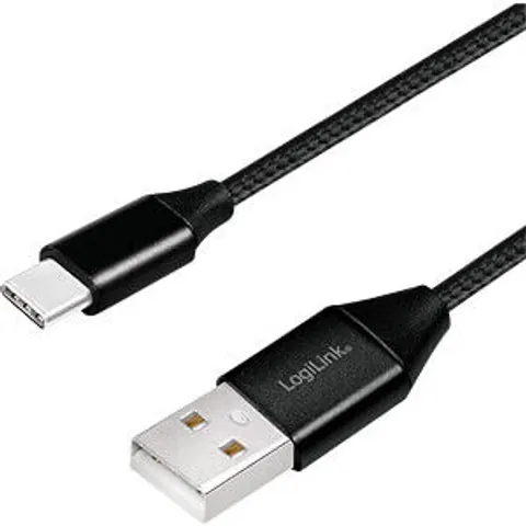 Logilink USB-Stecker USB 2.0 zu USB-C 0,3m – Bild 1