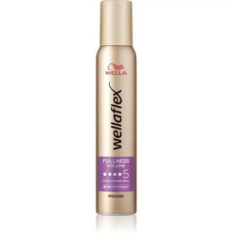 Wella Flex Fullness Volume Ultra Strong Haarmousse 200 ml – afbeelding 1