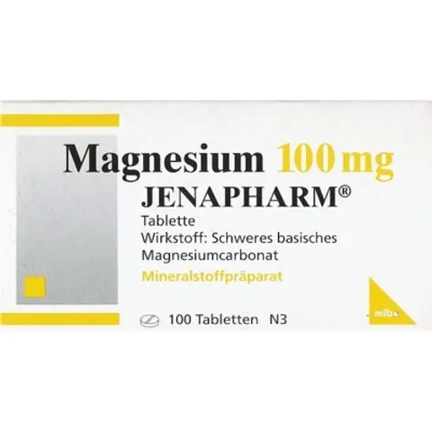 Magnesium 100 mg Jenapharm Tabletten – 701182 – Bild 1