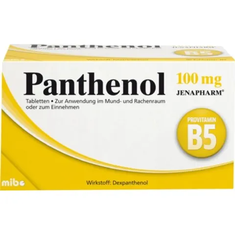 Panthenol 100 mg Jenapharm Tabletten – 701366 – Bild 1