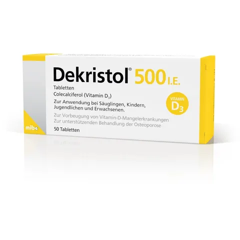 Dekristol 500 I.E. Tabletten – 704114 – Bild 1