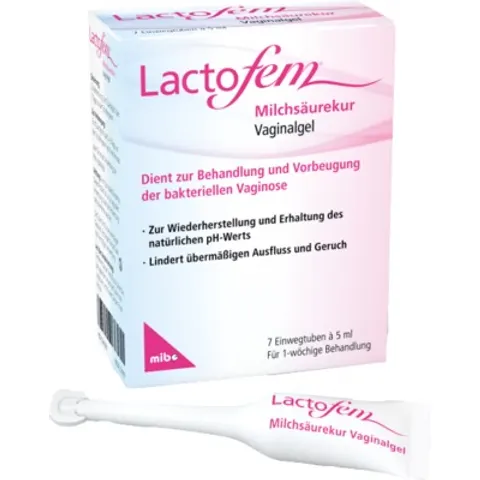 Lactofem Milchsäurekur Vaginalgel – Bild 1