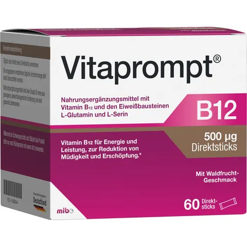 MIBE Vitaprompt B12 500 Μg Direktsticks – Bild 1