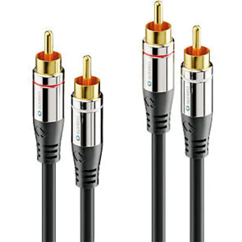 Sonero 2x Cinch Stereo Audio Kabel 1,5m – Bild 1