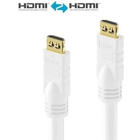 PureLink HDMI Kabel - PureInstall - weiß - 7,50m – Bild 1