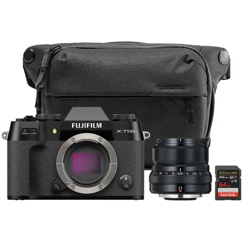 Fujifilm X-T50 zwart – afbeelding 1