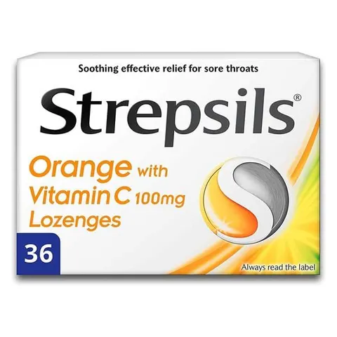 Strepsils Orange & Vitamin C - 36 Pack – image 1