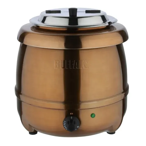Buffalo soepketel koperkleurig | 10L | RVS – afbeelding 1