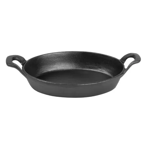 Olympia Cast Iron Oval Eared Dish 220x150mm – image 1