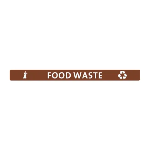 Jantex Slim Bin Lid Food Waste Label – image 1
